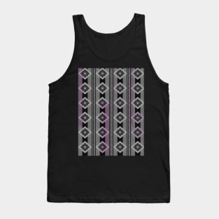 Geometrical Grays and Pink. Tank Top